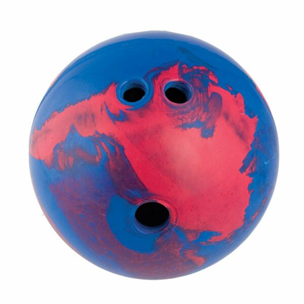 Perfectpitch 5 lbs Rubber Bowling Ball, Blue & Red PE2824069